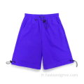 Mens Windbreaker Basketball Gym Woven Shorts Men